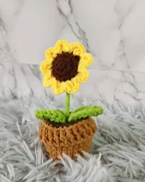 Girasol De Crochet