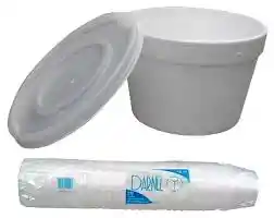 Contenedor Espumado Darnel 16 Oz Tapa Plastica X20 Unidades Unidade