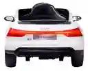 Carro Montable Audi Rs E-tron Gt 12v Control Remoto Blanco Niños