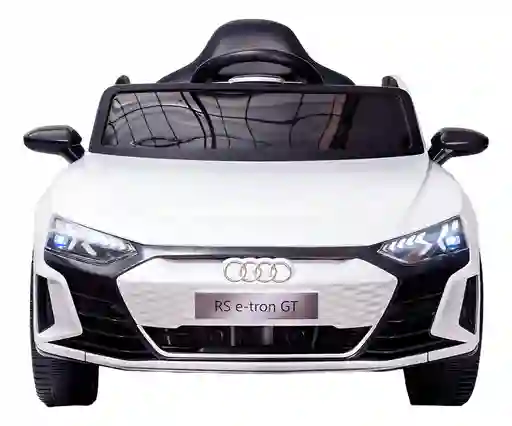 Carro Montable Audi Rs E-tron Gt 12v Control Remoto Blanco Niños