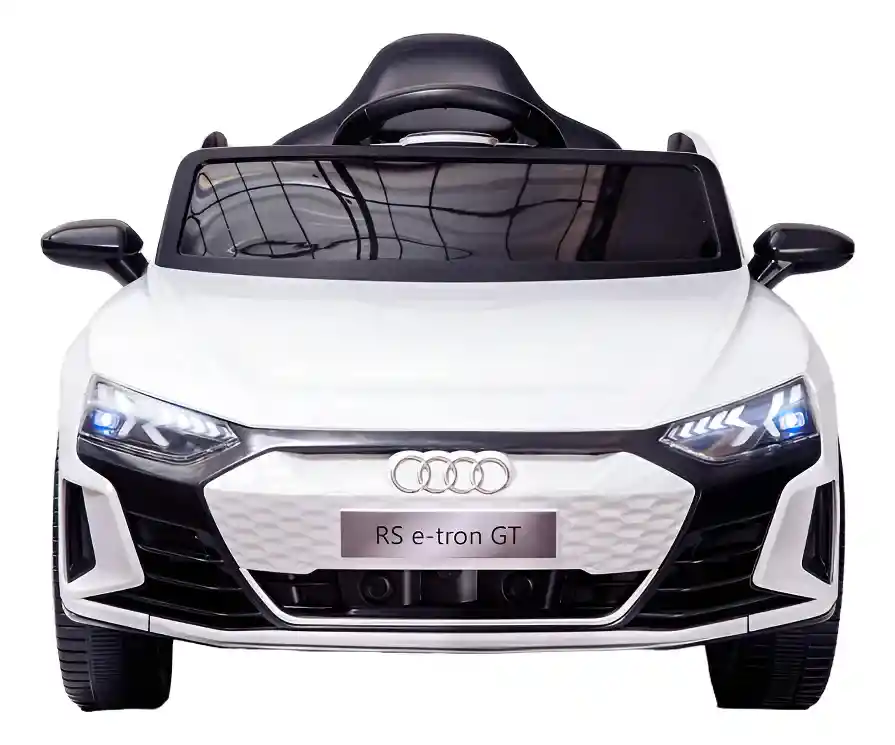 Carro Montable Audi Rs E-tron Gt 12v Control Remoto Blanco Niños