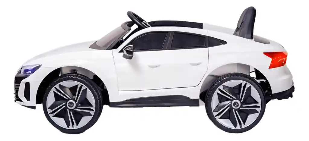 Carro Montable Audi Rs E-tron Gt 12v Control Remoto Blanco Niños