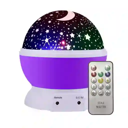Lampara Proyector Estrellas Led Con Control Remoto