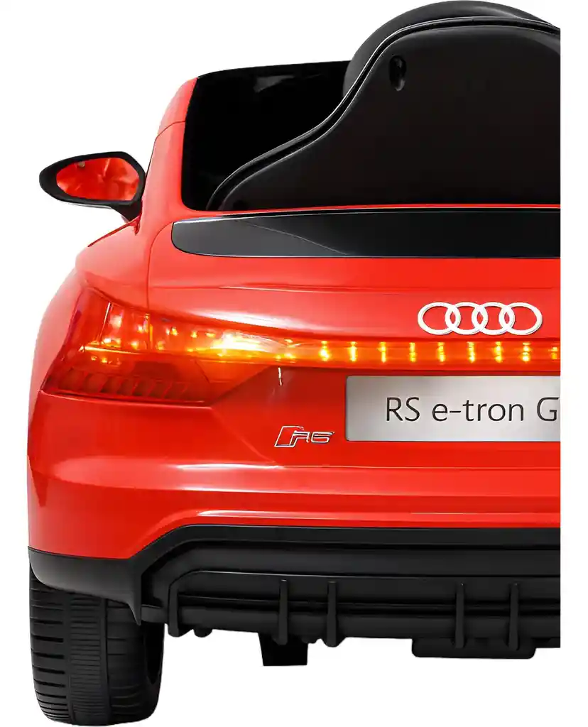 Carro Montable Audi Rs E-tron Gt 12v Control Remoto Rojo Niños