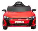 Carro Montable Audi Rs E-tron Gt 12v Control Remoto Rojo Niños