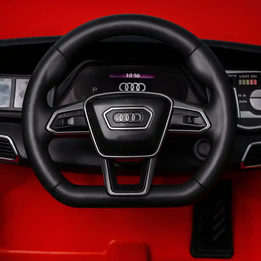 Carro Montable Audi Rs E-tron Gt 12v Control Remoto Rojo Niños