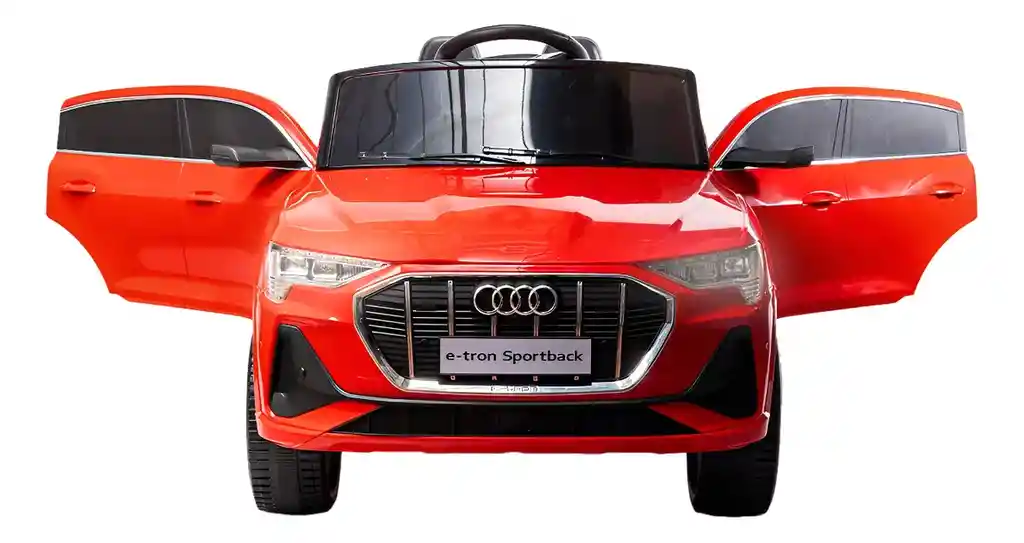 Carro Montable Audi E-tron Sportback 12v Sonidos Rojo Niños