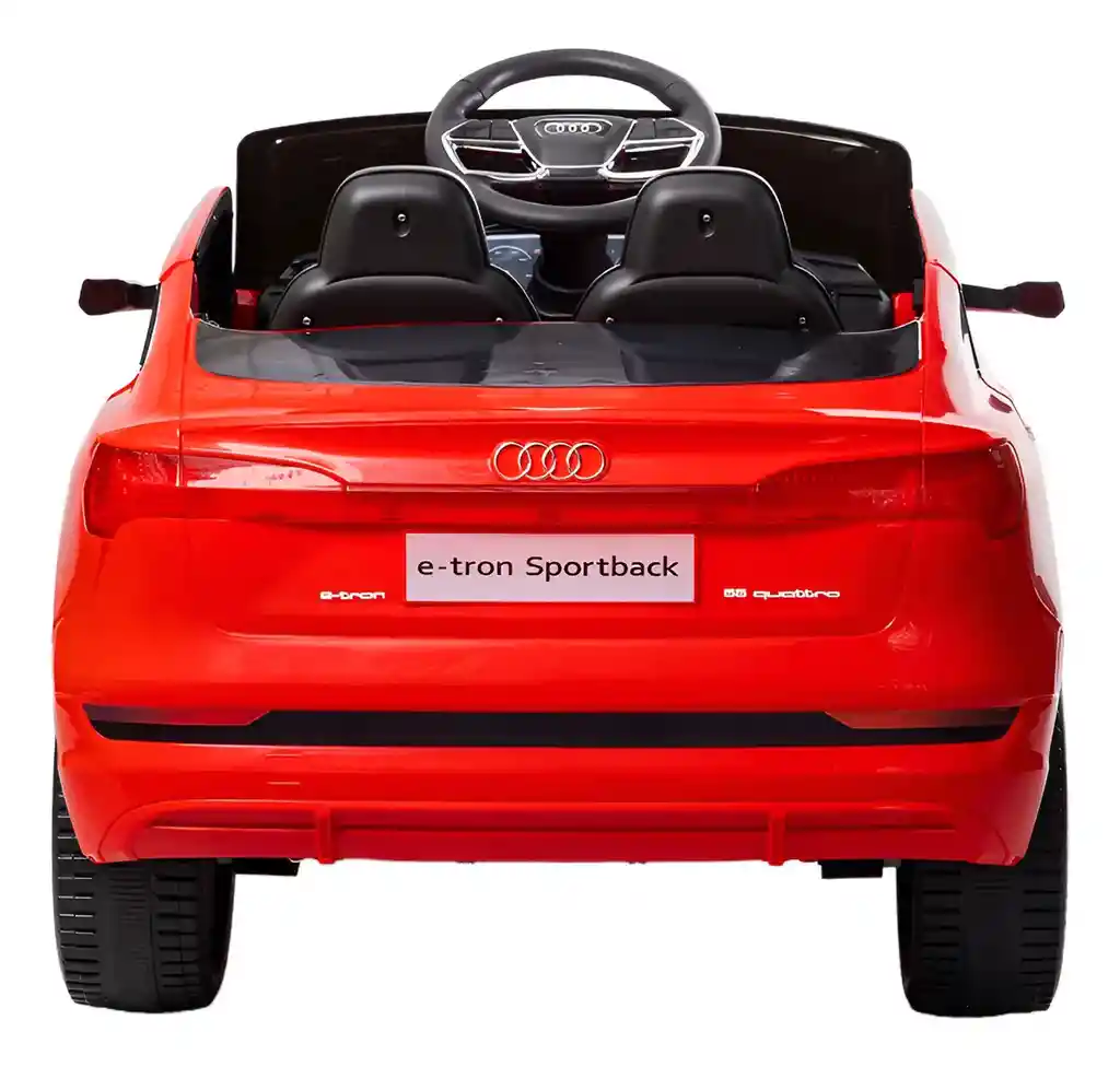 Carro Montable Audi E-tron Sportback 12v Sonidos Rojo Niños