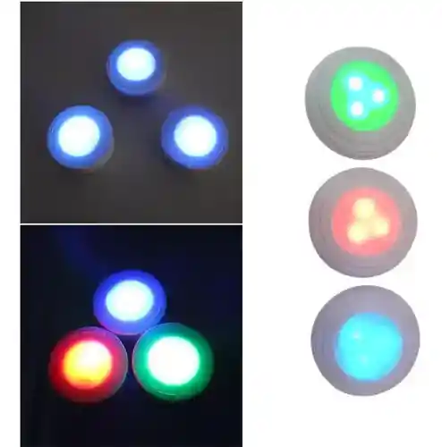 Kit De Lámparas Led Rgb Lqk324 Con Control Remoto – 3 Unidades