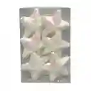 Adorno Arbol Expressions Estrellas 11.5 Cm Blanco 6 Ud Plastico