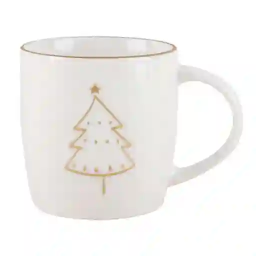 Mug Taza Expressions Dorado 340 Ml Porcelana