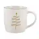 Mug Taza Expressions Dorado 340 Ml Porcelana