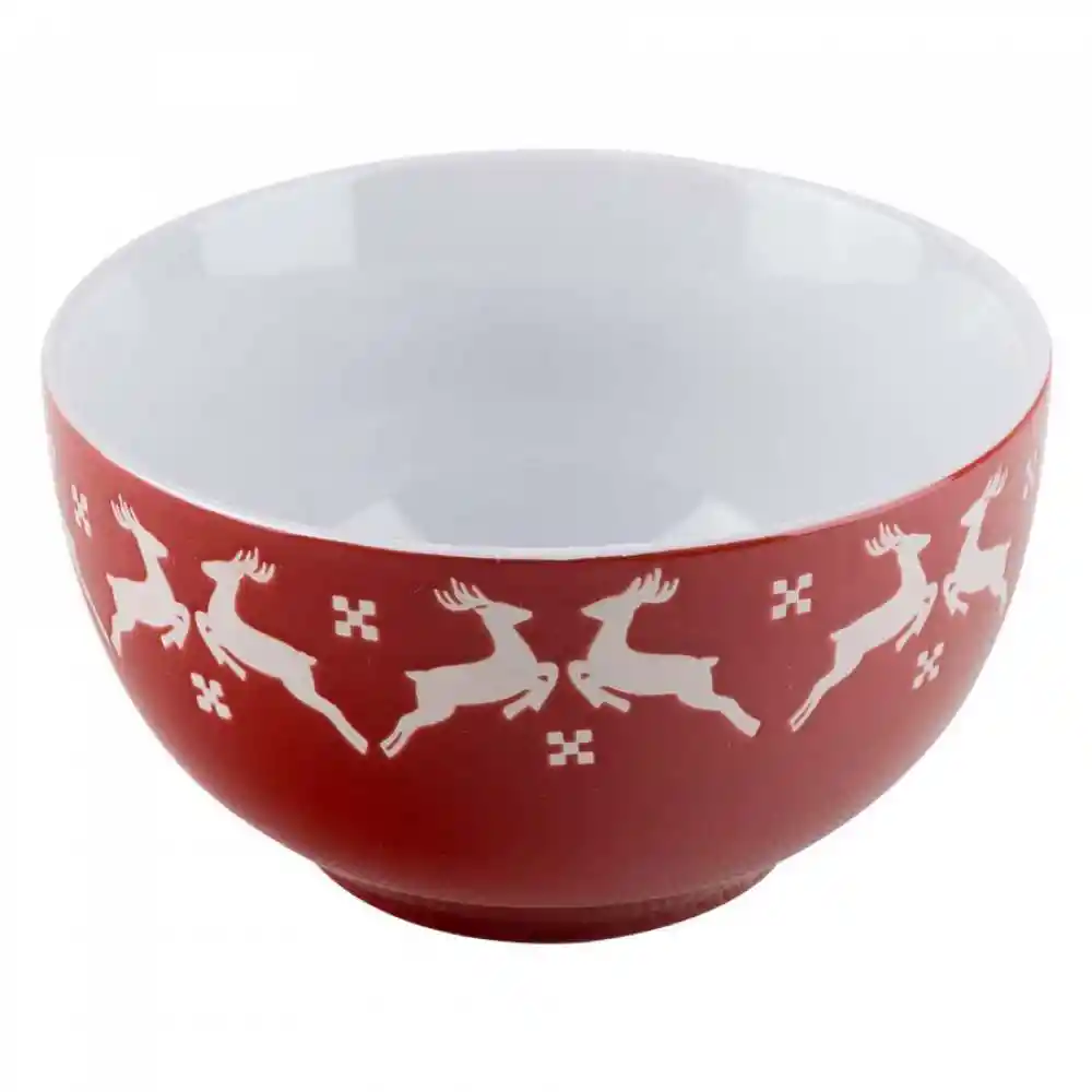 Bowl Tazon Expressions 13.5 Cm Rojo Ceramica