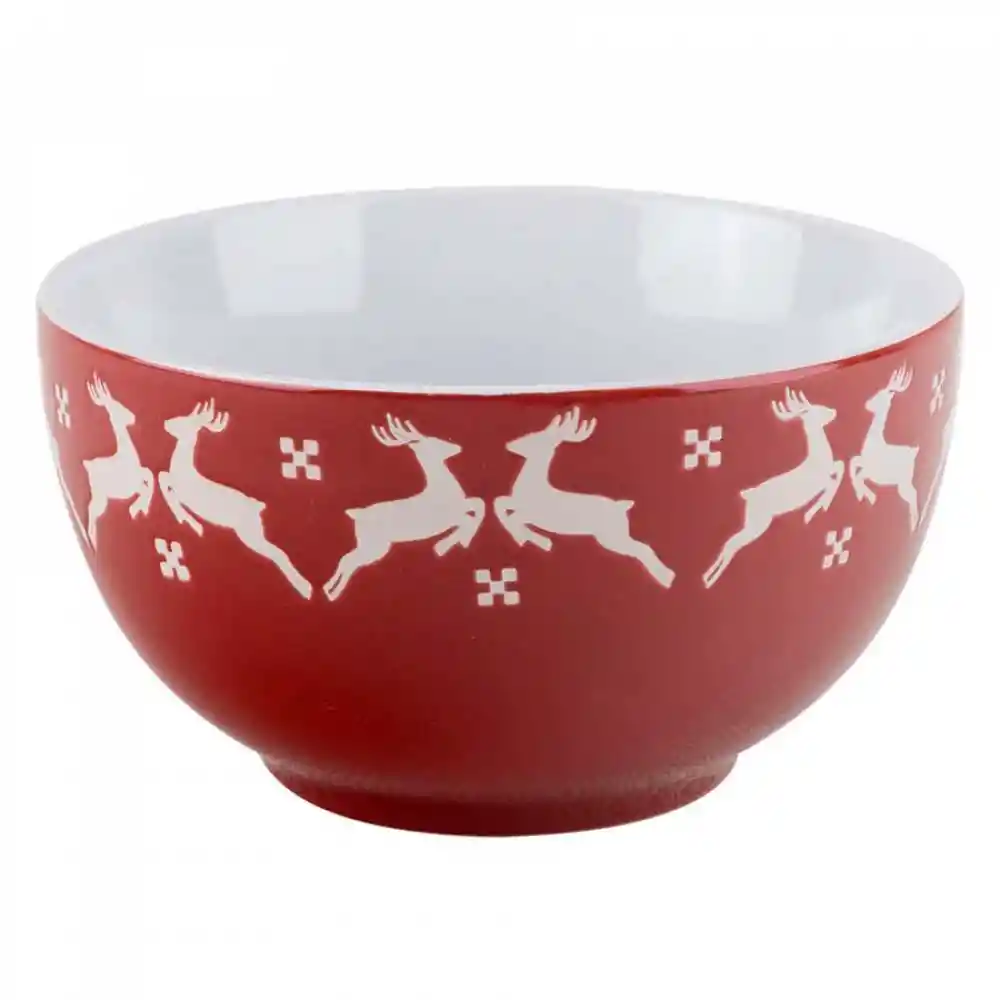 Bowl Tazon Expressions 13.5 Cm Rojo Ceramica