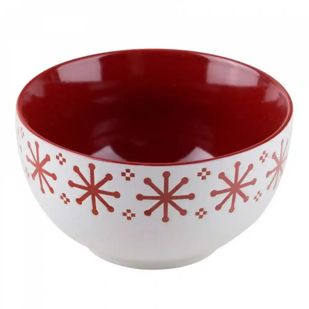 Bowl Tazon Expressions 13.5 Cm Rojo Ceramica