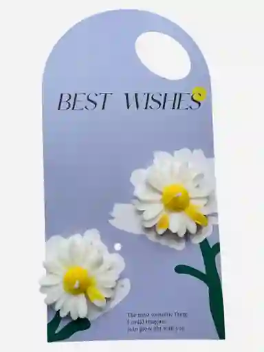 Vela De Margaritas Flores Amarillas - Amor Y Amistad			