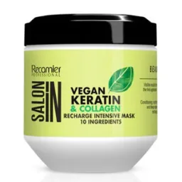 Recamier Vegan Keratin Y Collagen Recharge Mask 10 Ingredientes 500g