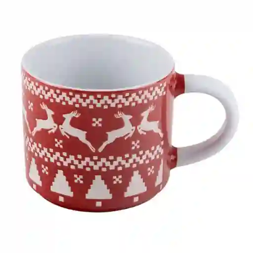 Mug Taza Expressions Rojo 410 Ml Ceramica