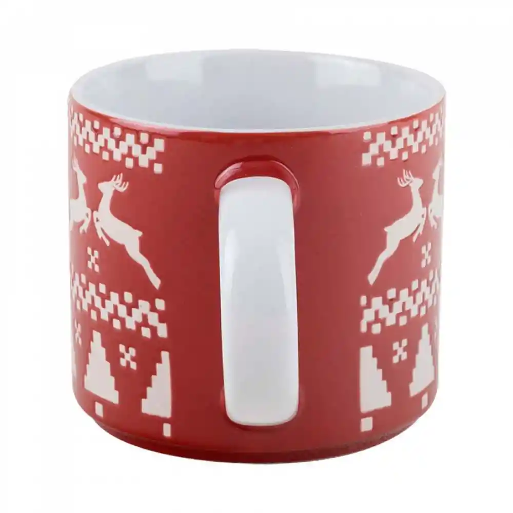 Mug Taza Expressions Rojo 410 Ml Ceramica