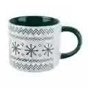 Mug Taza Expressions Verde 410 Ml Ceramica
