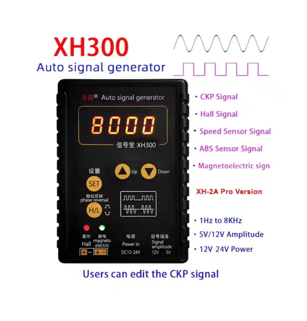 Generador De Señal Sensor Efecto Hall Ckp, Cmp, Cigueñal