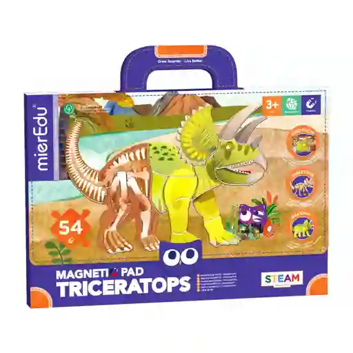 Almohadilla Magnética Educativa Triceratops