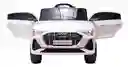 Carro Montable Audi E-tron Sportback 12v Sonidos Luces Blanco Niños