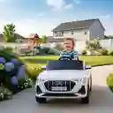 Carro Montable Audi E-tron Sportback 12v Sonidos Luces Blanco Niños