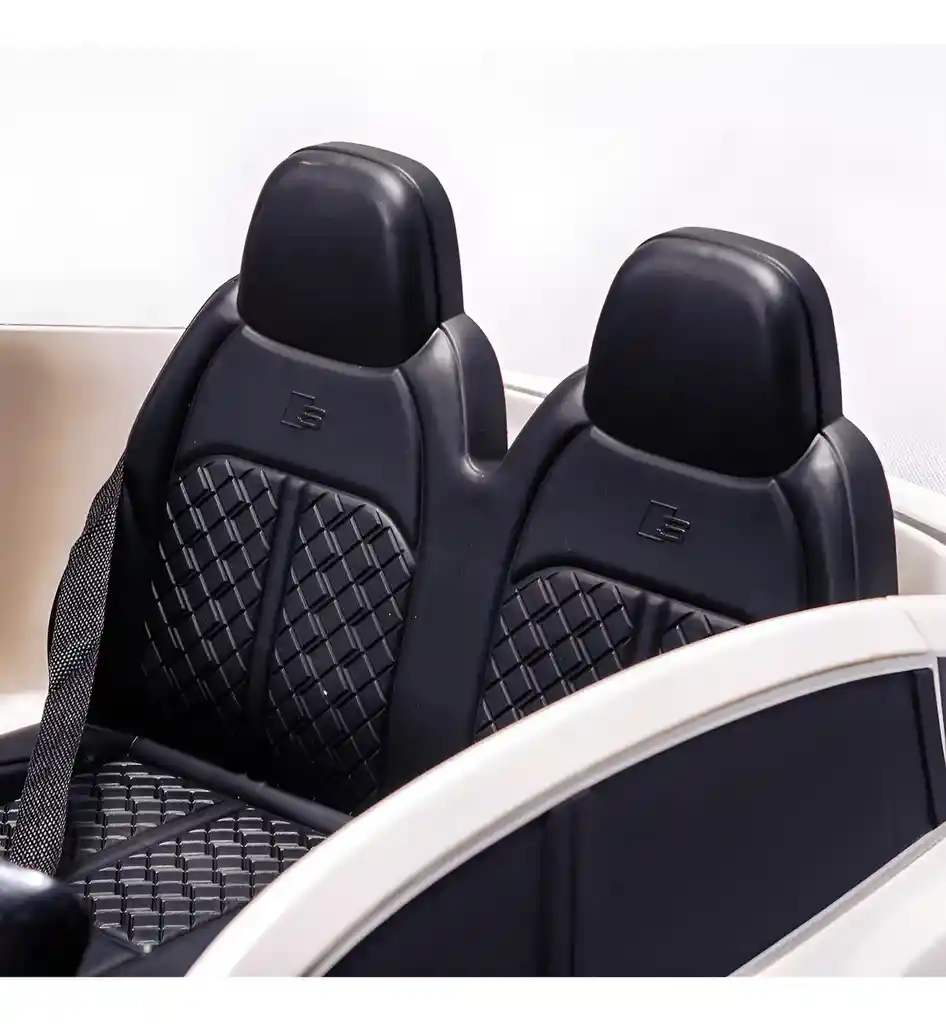 Carro Montable Audi E-tron Sportback 12v Sonidos Luces Blanco Niños