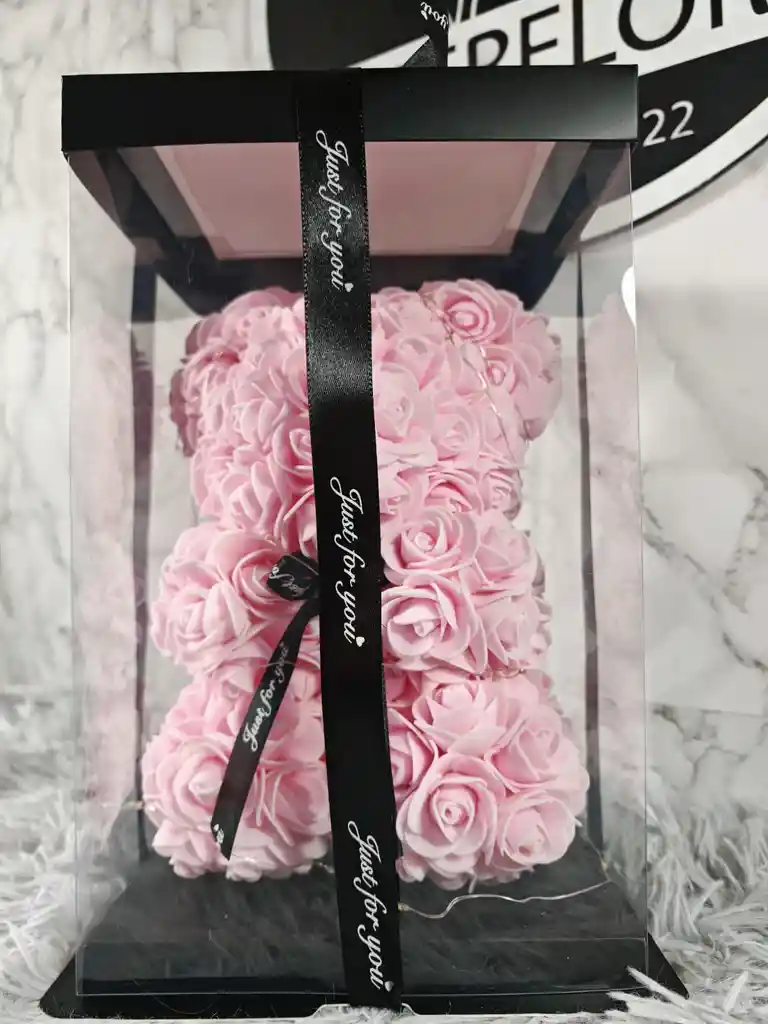 Oso Teddy Rosado De 25cm