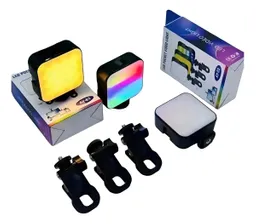 Flash Led Ay-83 Rgb Para Fotografía Y Multimedia Luz Calida