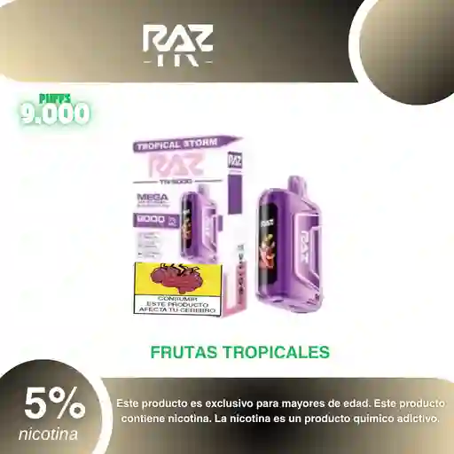 Vape Raz Tn 9.000 Pufs, Tropical Storm 5%