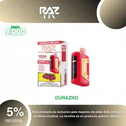 Vape Raz Tn 9.000, Georgia Peach 5%