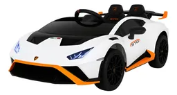 Carro Montable Lamborghini Huracán 12v Blanco Para Niños