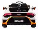 Carro Montable Lamborghini Huracán 12v Blanco Para Niños