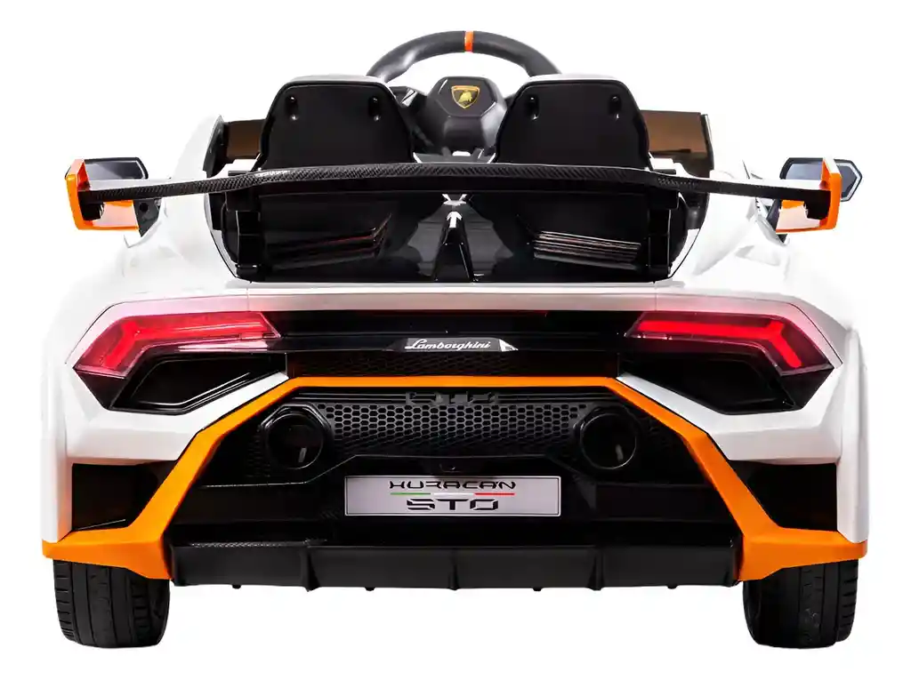 Carro Montable Lamborghini Huracán 12v Blanco Para Niños
