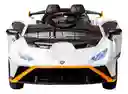 Carro Montable Lamborghini Huracán 12v Blanco Para Niños