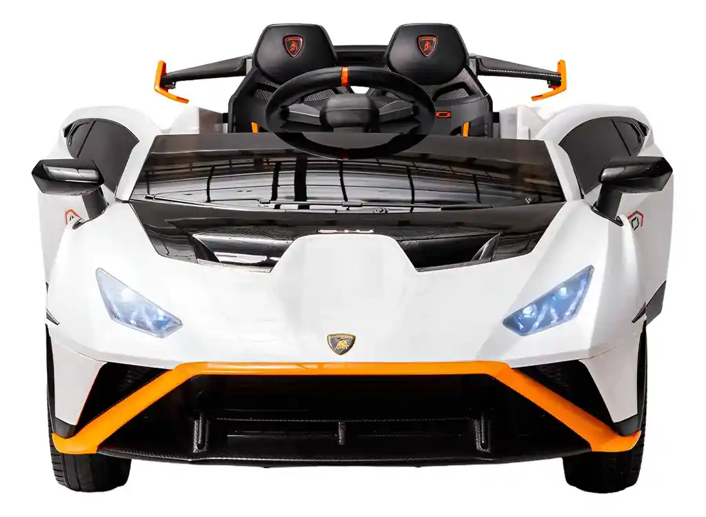 Carro Montable Lamborghini Huracán 12v Blanco Para Niños