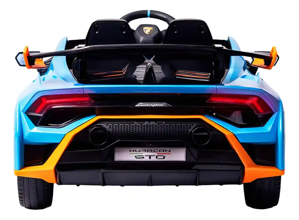 Carro Montable Lamborghini Huracán 12v Azul Para Niños