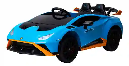 Carro Montable Lamborghini Huracán 12v Azul Para Niños
