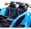 Carro Montable Lamborghini Huracán 12v Azul Para Niños