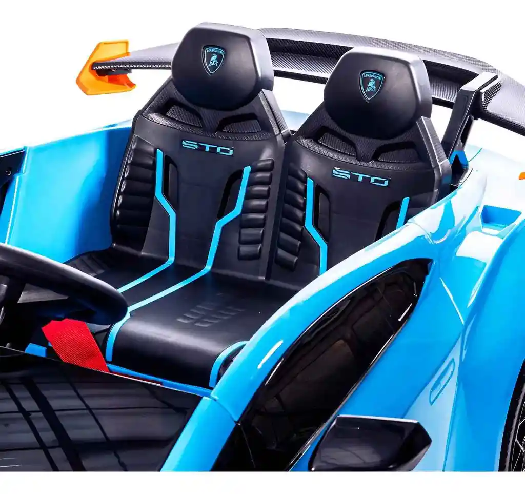 Carro Montable Lamborghini Huracán 12v Azul Para Niños