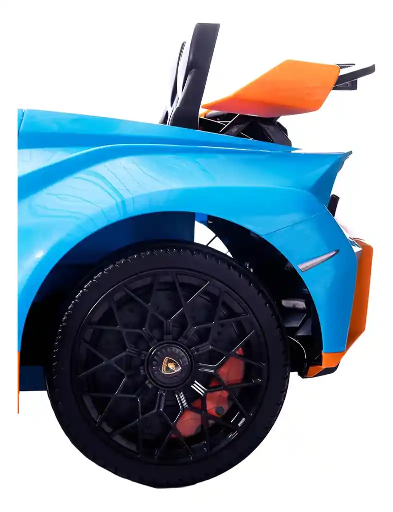 Carro Montable Lamborghini Huracán 12v Azul Para Niños