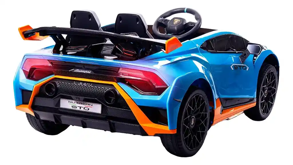 Carro Montable Lamborghini Huracán 12v Azul Para Niños