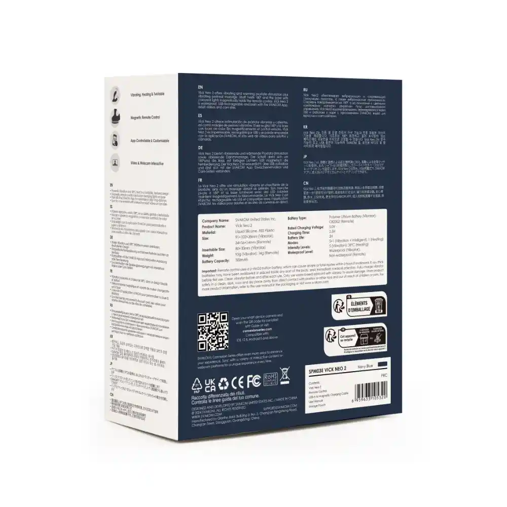 Masajeador Prostático Vick Neo 2 Svakom