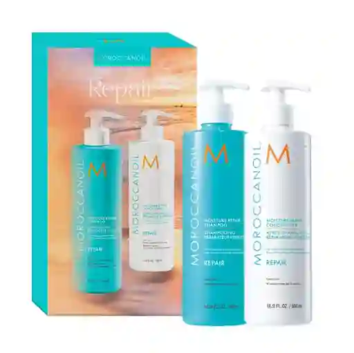 Kit Reparación Completa Moroccanoil: Shampoo Y Acondicionador Reparador 500ml