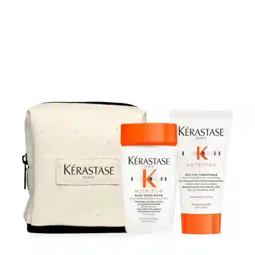Dúo De Nutrición Y Protección Para Cabellos Muy Secos Y Gruesos Kérastase Nutritive (tamaño Viajero)