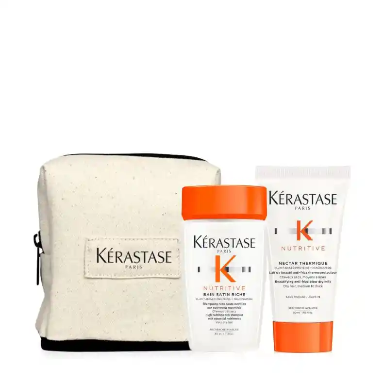 Dúo De Nutrición Y Protección Para Cabellos Muy Secos Y Gruesos Kérastase Nutritive (tamaño Viajero)