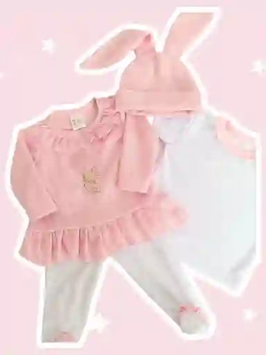 Primera Muda Conejito Rosa