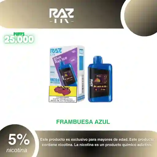Vape Raz Ltx 25.000 Pufs, Blue Razz Ice 5%
